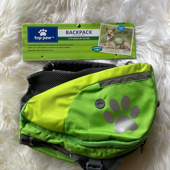 Top paw dog backpack